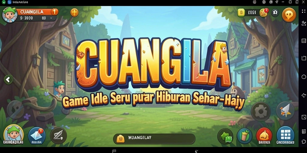 Tampilan gameplay menarik dari <strong>CUANGILA</strong> saat pemain mengelola sumber daya dengan santai.