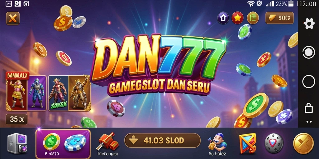 Tampilan menarik gameplay Slot dari DAN777.