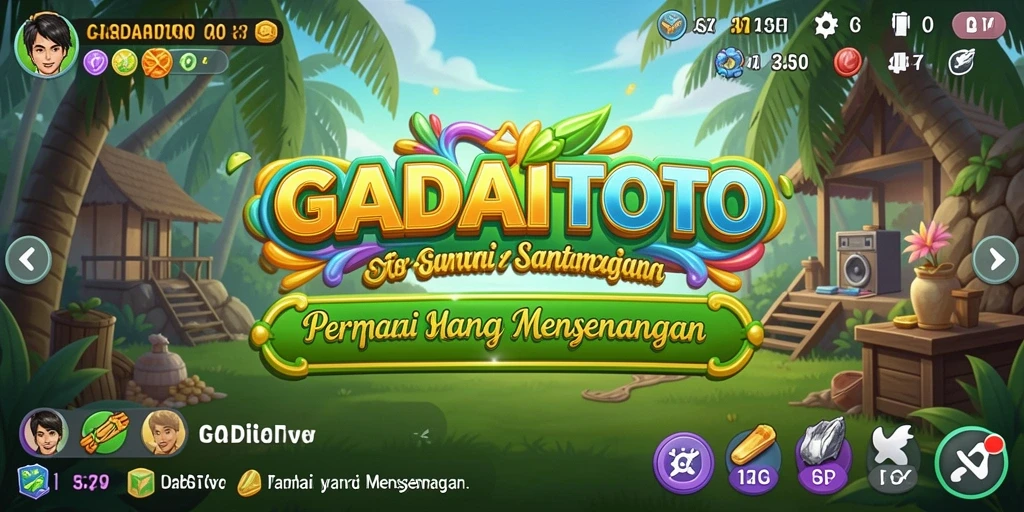 Tampilan gameplay GADAITOTO yang cerah dan menarik.