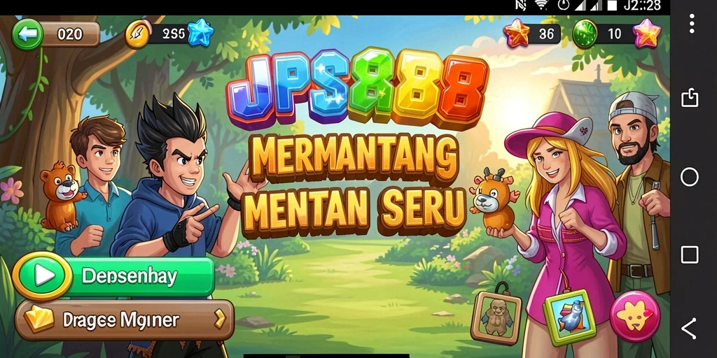 Tampilan gameplay JPS888 yang seru dan menantang.