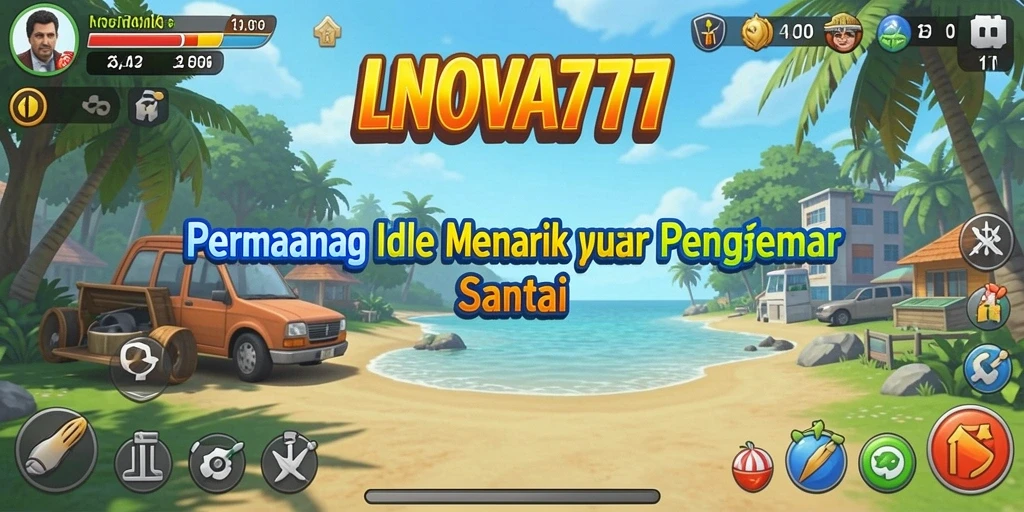 Gameplay LNOVA777 yang santai dan menarik dalam mode Idle.