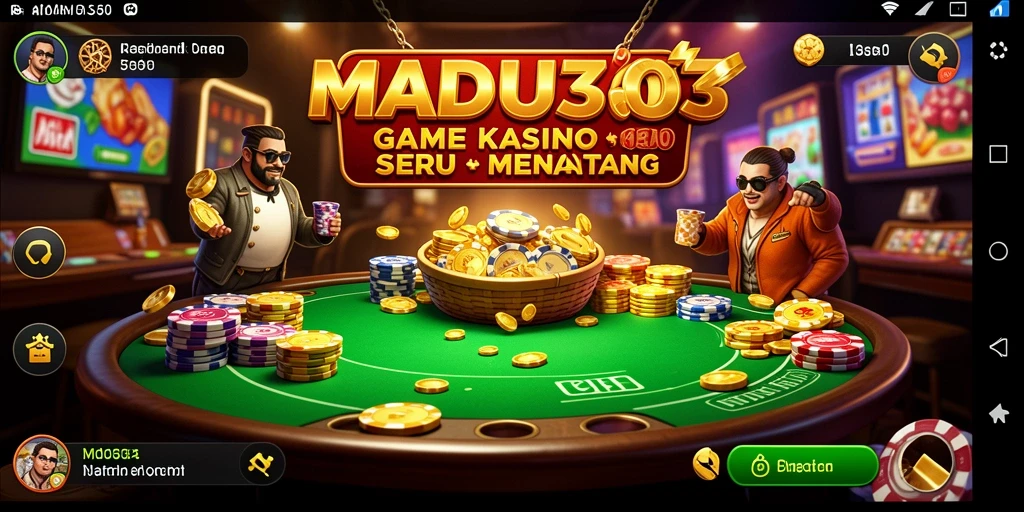 Tampilan gameplay seru dan mendebarkan di MADU303.