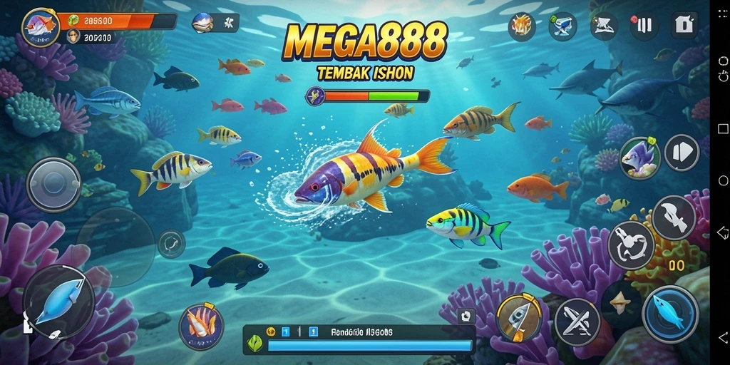 Tangkapan ikan yang menakjubkan dalam MEGA888.