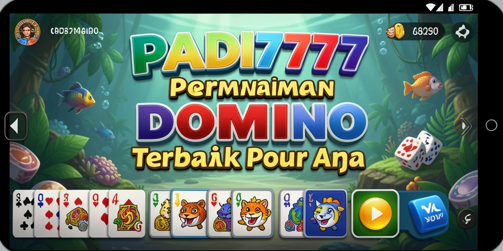 Screenshot utama PADI777 menampilkan gameplay seru Domino.