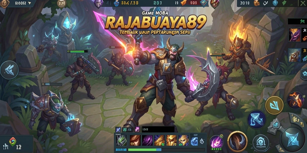 Tampilan gameplay seru di RAJABUAYA89 dengan karakter ikonik.