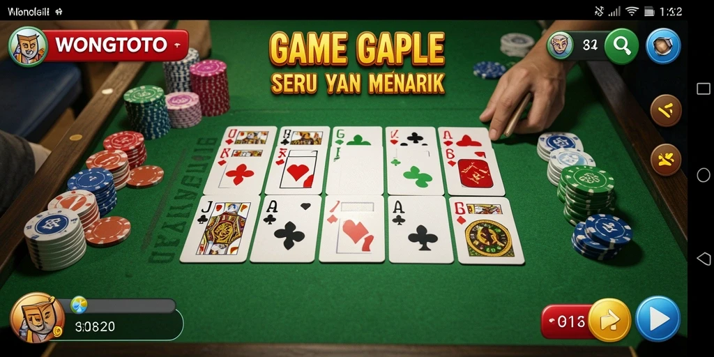 Tampilan gameplay WONGTOTO yang seru dan menarik di layar.